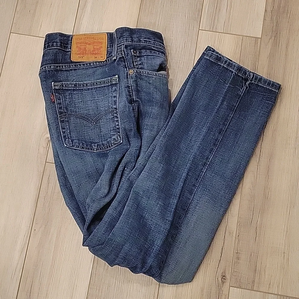 LEVI'S MEN'S 513 DENIM JEANS SIZE 34